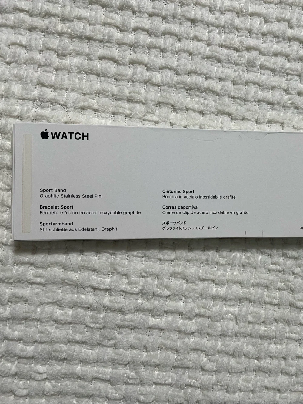 Apple Watch Sport Band - Midnight